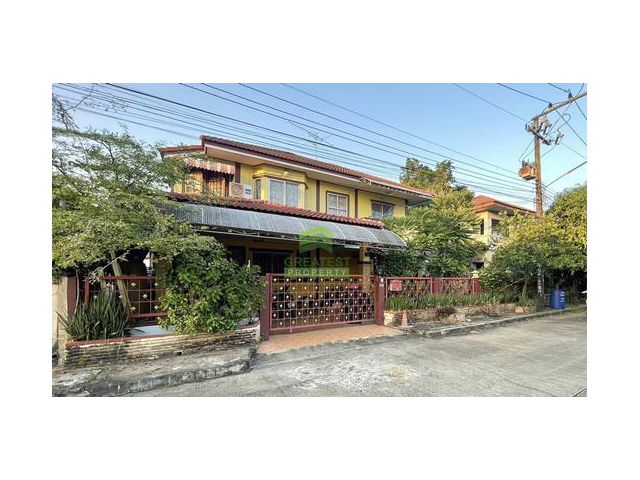 หมู่บ้านอภิญญา ลำลูกกา คลอง 8 ขายด่วน บ้านเดี่ยว 2 ชั้น เนื้อที่ 54.10 ตร.ว ต่อเติมครบ ทำเลดี พร้อมอยู่