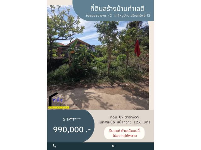 ที่ดินสร้างบ้านในซอยชยางกูร 42