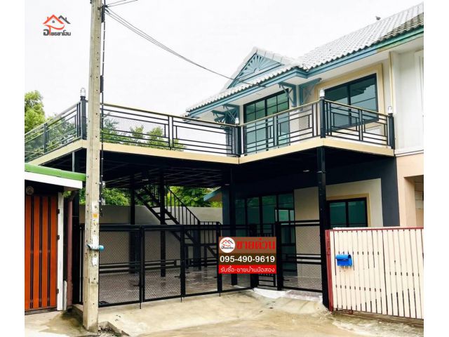 ทาวน์เฮ้าส์ 2 ชั้น พื้นที่ 30.8 ตร.ว. แปลงริม ตกแต่งใหม่พร้อมอยู่ #หมู่บ้านพฤกษา16 #ซอยกันตนา- #บางใหญ่