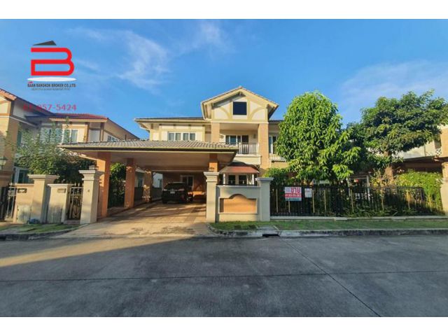 บ้านเดี่ยว 2 ชั้น โครงการ ลัดดารมย์ อิลิแกนซ์ เกษตร-นวมินทร์ เนื้อที่ 90.2 ตรว. ถนนรามอินทรา เขตลาดพร้าว