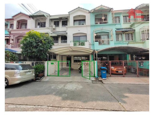 ให้เช่าทาวน์เฮ้าส์3ชั้น  25วา3นอน 3น้ำถนนพระราม 9