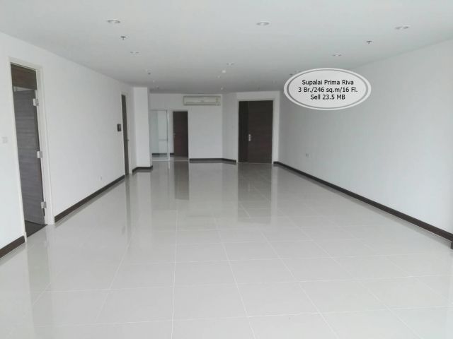 ขาย-Supalai Prima Riva (Penthouse)/ 3 ห้องนอน/246 ตรม./ทิศใต้/ชั้น 16 วิวแม่น้ำ/ห้องใหม่ ยังไม่เคยอยู่ ขาย 23.5 ล้าน
