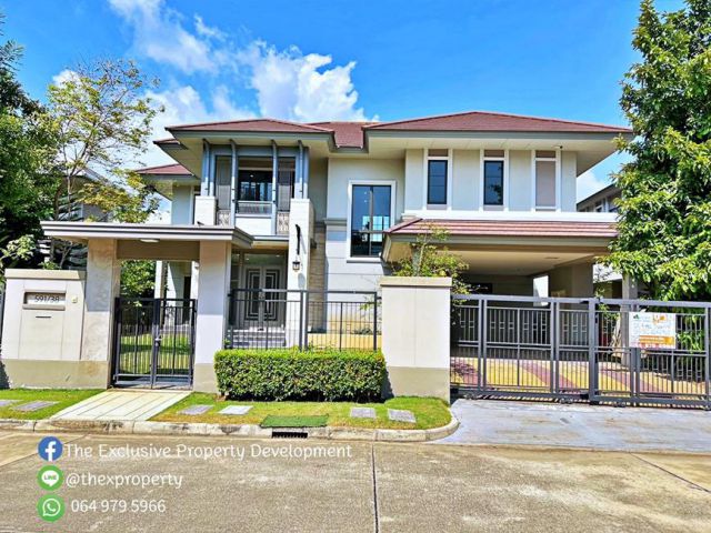 ขาย บ้านเดี่ยว ระดับ Luxury หมู่บ้าน นาราสิริ พระราม 2 สภาพใหม่ ไม่เคยเข้าอยู่