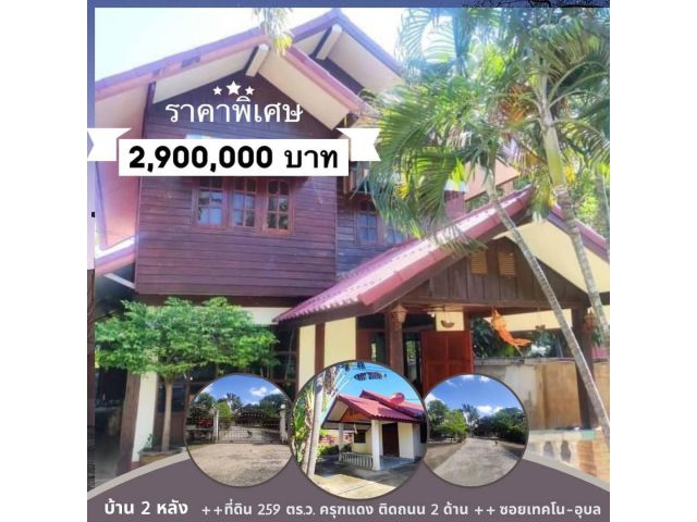 ขายบ้าน 1 หลัง แถมอีก 1 หลัง