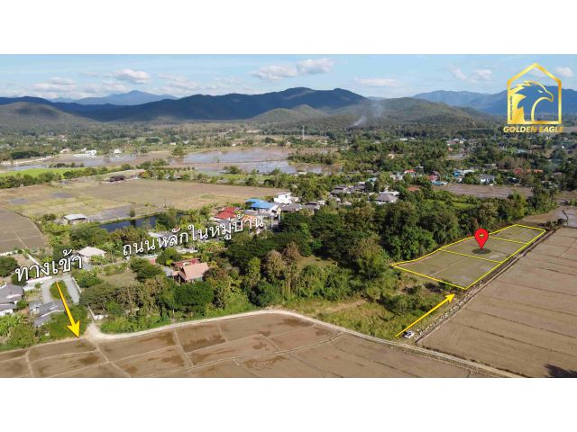 ที่ดิน 346.8 ตร.ว. (มี 3 แปลงเท่ากัน ด้านหลังติดลำธาร)