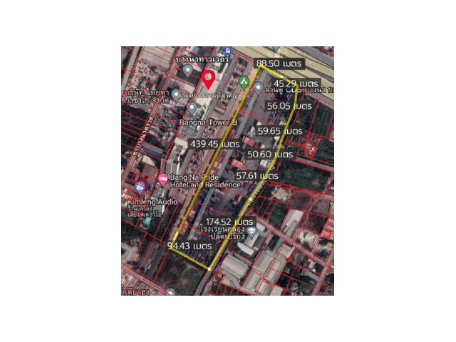 ขายที่ดินบางนา-ตราด กม.6-7 ขนาด 27-2-42 ไร่