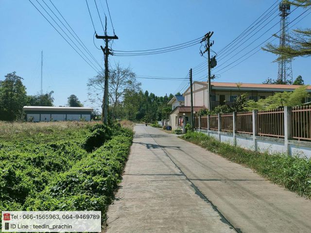 ขายที่ 2 งานหลังตลาดบ้านโคก หนองกี่  เขตนิคมกบินทร์บุรี ที่ดินถมแล้ว