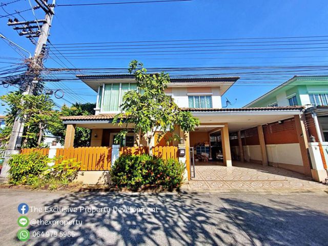 ขาย บ้านเดี่ยว 2 ชั้น หลังมุม 3 ห้องนอน หมู่บ้านพฤกษาวิลเลจ 29 ใกล้ฟิวเจอร์พาร์ค รังสิต