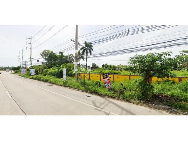 42707 ที่ดินติดถนนเพชรเกษมใกล้แยกสามพราน (นครปฐม)