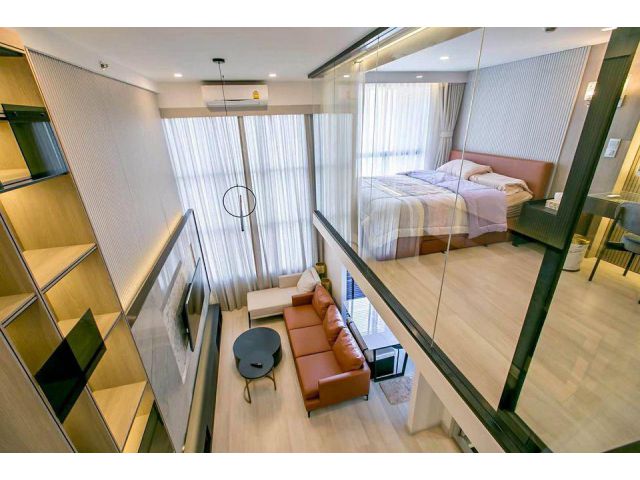 Khightsbridge Prime Sathorn for rent 1 bedroom duplex 1 bathroom 44 sqm. rental 35,000 baht/month