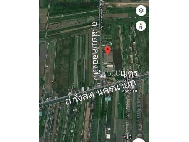 ขายที่ดินคลอง 10 ธัญบุรี ถนนรังสิต-นครนายก ปทุมธานี ที่ดิน 30 ไร่ แบ่งขายได้ 10 ไร่ แปลงสวยสุดในย่าน จากถนนรังสิต-นครนาย