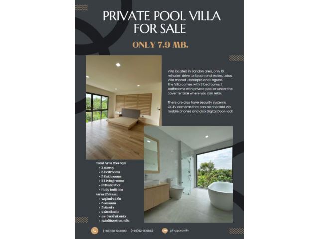 Private Pool Villa for Sale