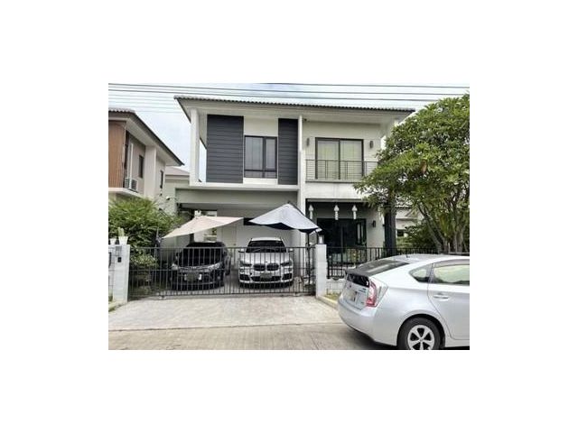 ให้เช่าบ้านเดี่ยว 2 ชั้น 52 ตร.วา เฟอร์ครบพร้อมอยู่ CENTRO กม.7 ย่านบางพลี ใกล้รร.ราชวินิต บางแก้ว มอเตอร์เวย์ (ADT639)