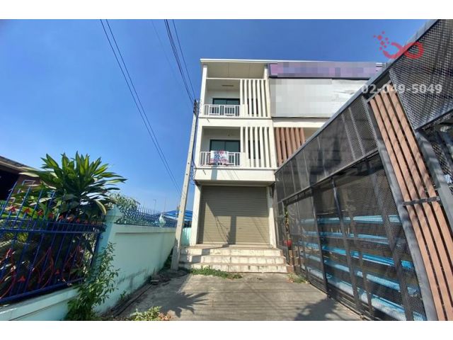 ขายอาคารพาณิชย์ 3 ชั้น  55 ตารางวา ถนนเลียบคลองสาม (ลำลูกกา) ซอยกระดาษทอง