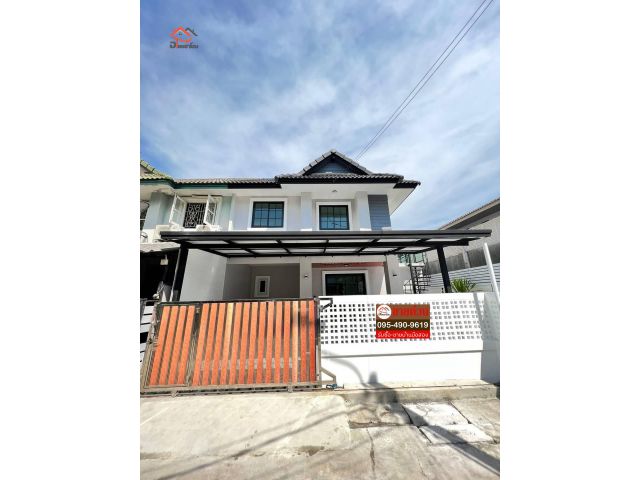 ทาวน์เฮ้าส์ 2 ชั้น พื้นที่ 32 ตร.ว. แปลงริม มีเทอเรส ชมวิว ​#หมู่บ้านพฤกษา25
