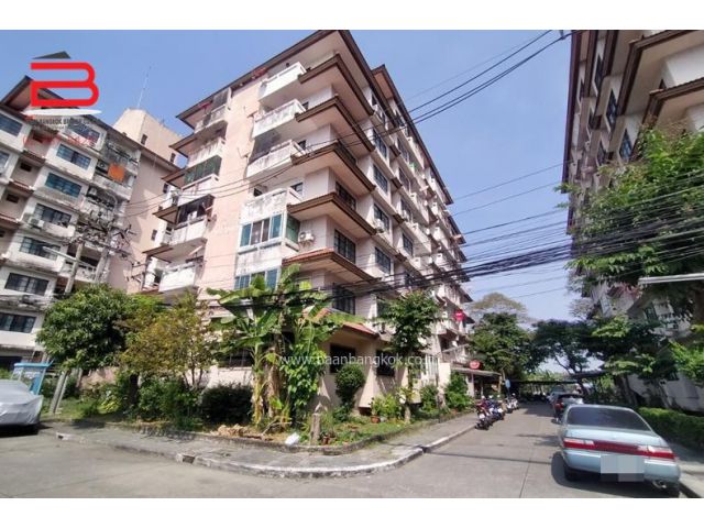 ห้องชุดคอนโด การเคหะชุมชนนนทบุรี 3 ห้องริม เนื้อที่ 39.45 ตรม. ถนนติวานนท์ อ.ปากเกร็ด จ.นนทบุรี