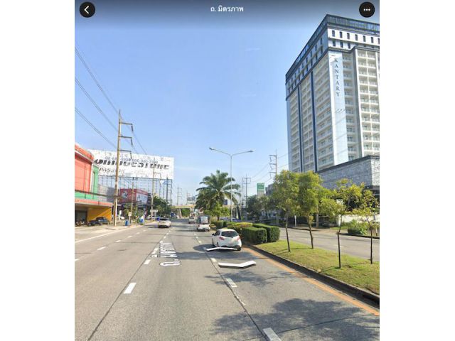 @ขายที่ดินติดถนนมิตรภาพในเมืองโคราช เนื้อที่ 9ไร่ หน้ากว้าง 50เมตร ด้านข้างติดซอย ที่ดินตั้งอยู่กลางเมืองโคราช @