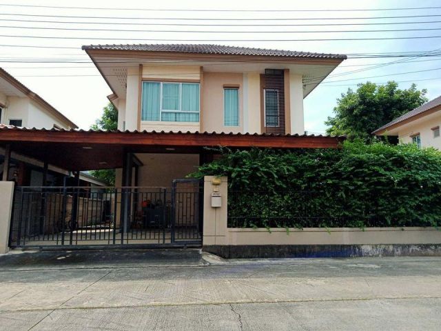 ให้เช่าบ้านเดี่ยว  พฤกษาปูริ วงจันทร์ มีนบุรี