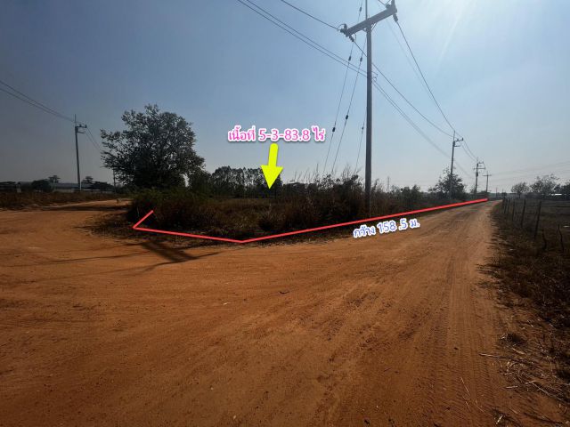 ขายที่ดินแปลงสวยบ้านหนองหลุบ เนื้อที่ 5-3-83.8 ไร่ ติดถนน 2 ด้าน