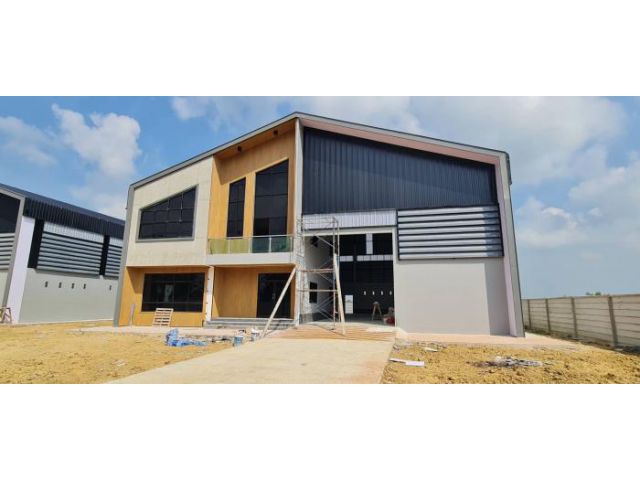 โกดัง โรงงาน พร้อมออฟฟิศ สร้างใหม่ 500 ตร. ม. Park Factory 4 (A1-A2) @ บางเลน นราภิรมย์