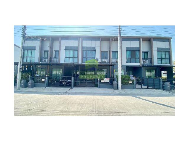 หมู่บ้านพลีโน่ บางใหญ่ PLENO BAGNYAI ขายด่วน ทาวน์โฮม 2 ชั้น เนื้อที่ 16.40 ตร.ว. ใหม่ พร้อมอยู่ ทำเลดี ใกล้รถไฟฟ้าคลองบ