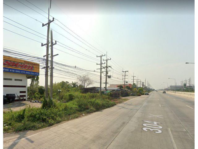 ขายที่ดินติดถ.สุวินทวงศ์304 8เลนขาเข้ากรุงเทพ(ถนนซุปเปอร์ไฮเวย์ฉะเชิงเทรา-มีนบุรี) 1 ไร่ ใกล้อบต.นครเนื่องเขต300เมตร อ.เมือง จ.ฉะเชิงเทรา