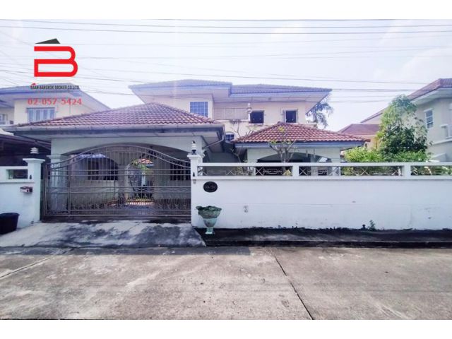 บ้านเดี่ยว 2 ชั้น โครงการ คุณาลัย บางใหญ่ เนื้อที่ 52.6 ตรว. ถนนคลองถนน อ.บางใหญ่ จ.นนทบุรี