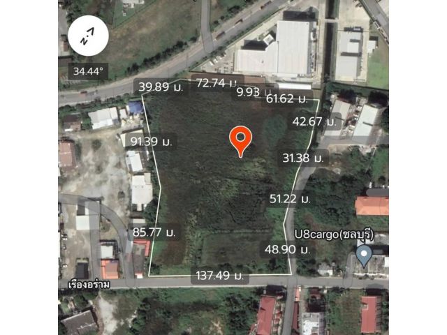 ที่ดินในนิคมอมตะนครดอนหัวฬ่อ 15-3-24ไร่ ไร่ละ12ล้าน ต.ดอนหัวฬ่อ อ. เมือง จ. ชลบุรี