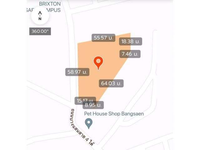 ที่ดินติด ม.บูรพาบางแสน 1-2-96ไร่ เหมา 100ล้าน ต.แสนสุข อ.เมือง จ. ชลบุรี