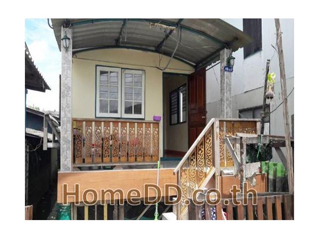 ขายบ้านเดี่ยว 1 ชั้น ท้ายบ้าน ใกล้โรงพยาบาลสมุทรปราการ H-6257