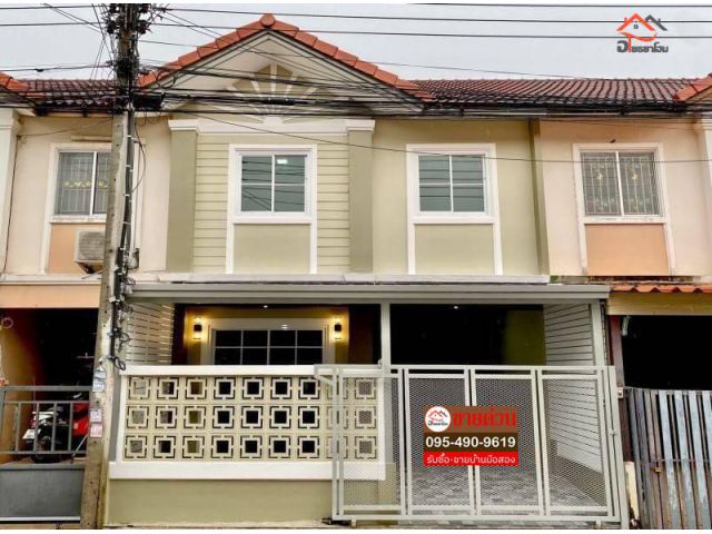 ทาวน์เฮ้าส์ 2 ชั้น พื้นที่ 16 ตร.ว.  ตกแต่งใหม่พร้อมอยู่ ทำเลดี #หมู่บ้านพฤกษา39