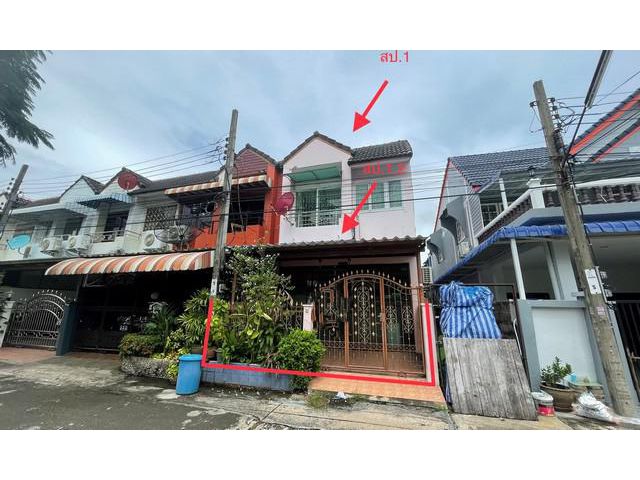 ขายทาวน์เฮ้าส์ หมู่บ้านประชาสุขซิตี้ ประชาอุทิศ