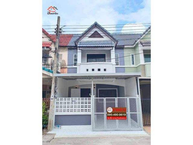 ทาวน์เฮ้าส์ 2 ชั้น พื้นที่ 19.7 ตร.ว. ตกแต่งใหม่พร้อมอยู่ #หมู่บ้านสวีทโฮมปาร์ค