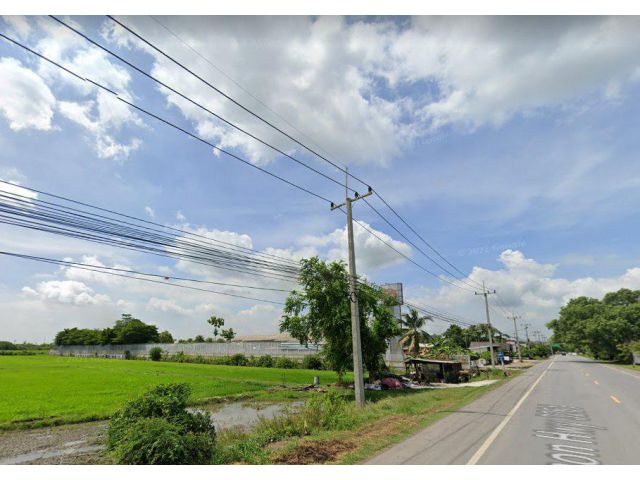 ขายที่ดินรังสิตเหนือ 40 ไร่ หน้ากว้างติดถนน 3216 295 เมตร ใกล้ถนนเส้นรังสิต - นครนายก(305) - 650 เมตร ธัญบุรี จ.ปทุมธานี
