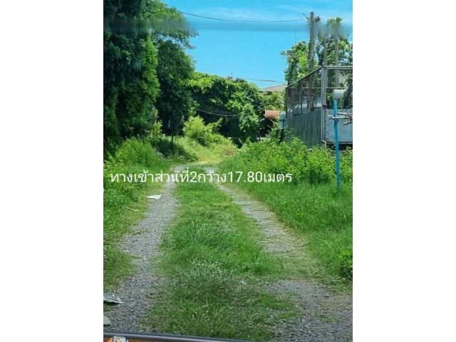 ขายที่ดินติดแม่น้ำเจ้าพระยา 8-1-72.8 ไร่ หน้ากว้าง89เมตร นนทบุรี