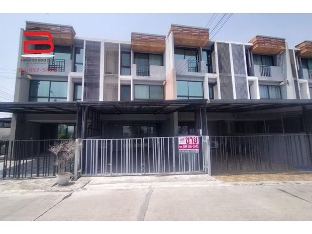 ทาวน์โฮม หมู่บ้าน เดอะวิลโล่ ทาวน์โฮม รามอินทรา เนื้อที่ 19.4 ตรว. ถนนหทัยราษฎร์ เขตคลองสามวา