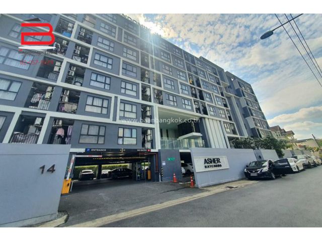 ห้องชุดคอนโด แอชเชอร์รัชดา ซอย 20 มิถุนา แยก 3 เนื้อที่ 27.32 ตรม.ถนนรัชดาภิเษก เขตห้วยขวาง