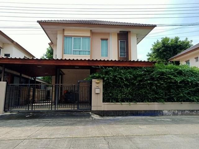 B20 ให้เช่า บ้านเดี่ยว 2 ชั้น หมู่บ้านพฤกษาปูริ วงจันทร์ ถนนสุวินทวงศ์ มีนบุรี เดินทางสะดวก เหมาะอยู่อาศัย