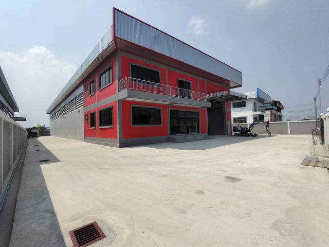 L114 ขาย-ให้เช่า โรงงานสร้างใหม่ 1 ไร่ บ้านเกาะ สมุทรสาคร ขอ รง.4ได้ ราคาไม่แพง ด่วนหลุดจอง