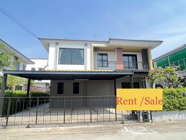 ให้เช่า และขาย บ้านเดี่ยว 64 ตร.วา หมู่บ้าน ไอลีฟพาร์ค วงแหวน-รังสิตคลองสี่ ใกล้โรงเรียนสวนกุหลาบรังสิต