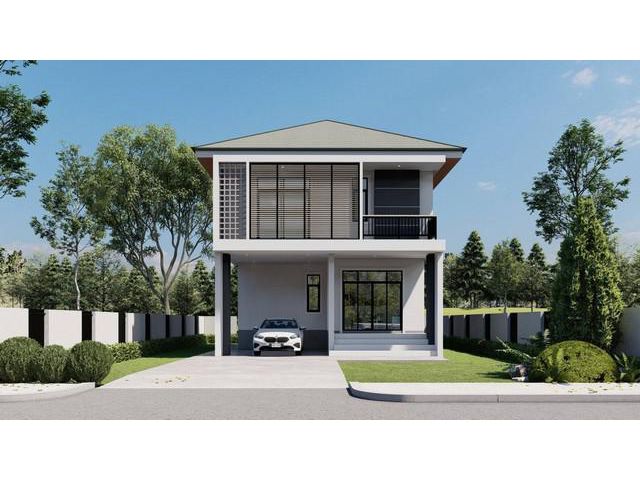 บ้านจินตนาพงษ์ บ้านเดี่ยว สองชั้น ซอยเลียบวารี 59