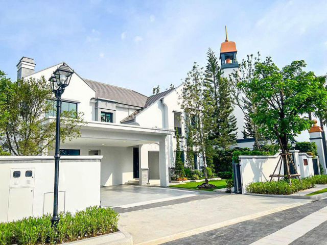 ขายบ้านเดี่ยว นันทวัน พระราม 9- กรุงเทพกรีฑาตัดใหม่ Nantawan Rama 9-New Krungthepkreetha  4 ห้องนอน 5 ห้องน้ำ ที่ดิน 105
