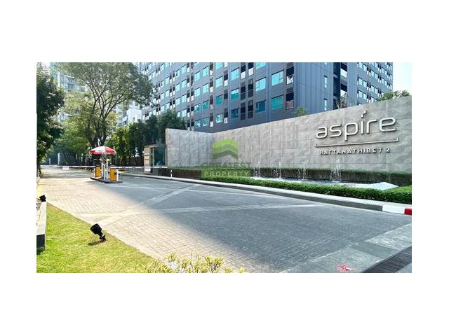 ขายด่วน คอนโดแอสปาย รัตนาธิเบศร์ 2 ASPIRE RATTANATHIBET2 ตึก L ชั้น 7 เนื้อที่ 30.72 ตร.ม. ทำเลดี พร้อมอยู่ ใกล้รถไฟฟ้า