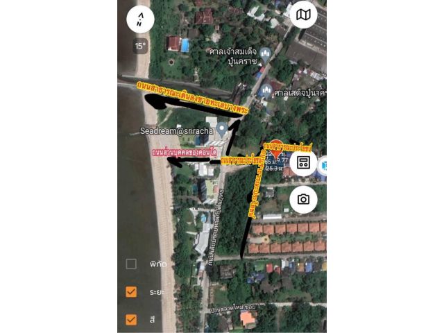 ที่ดินพร้อมบ้านสองหลังใกล้ทะเลบางพระ 118ตรว. 4.2ล้าน ต.บางพระ อ.ศรีราชา จ.ชลบุรี