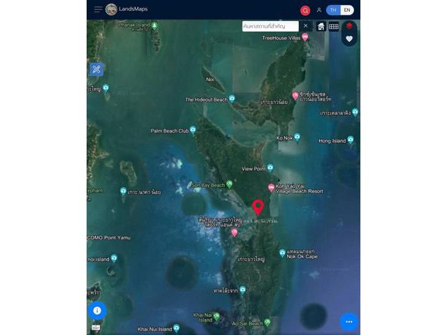 ขายที่ดิน ต.พรุใน อ.เกาะยาว พังงา ที่ดินราบเรียบ ด้านหลังติดภูเขา