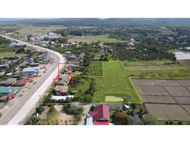 #ขายที่ดินสันทราย ติดถนนหลวง(1001) เนื้อที่ 10-0-61 ไร่ ไร่ละ 2.5ล้าน