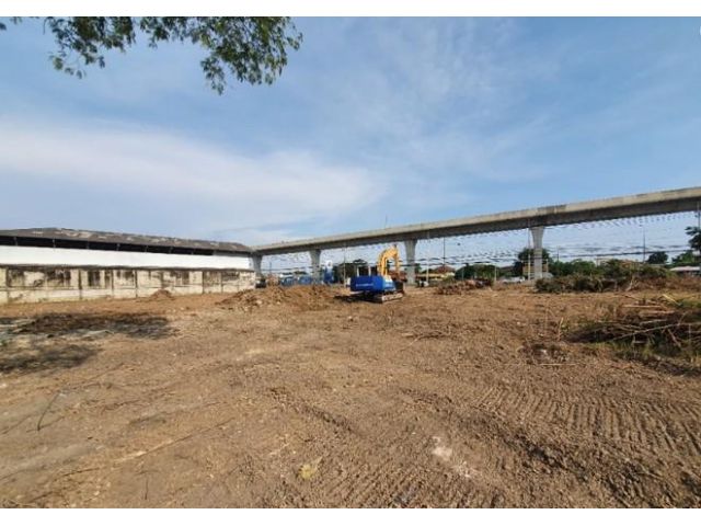 ขายที่ดินถมแล้ว 2 ไร่ 1 งาน ถนนรัตนาธิเบศร์ ใกล้รถไฟฟ้าสถานีบางพล