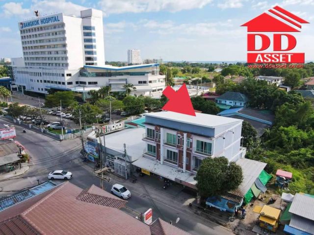 ขาย อาคารพาณิชย์ 3 ชั้น อยู่ตรงสี่แยก โรงพยาบาลกรุงเทพระยอง จ.ระยอง