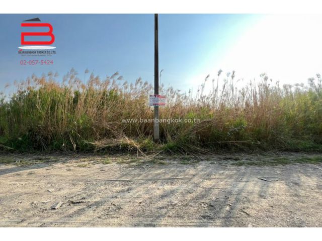 ที่ดินเปล่า สวนเกษตร ซอยสุวินทวงศ์ 102 เนื้อที่ 496 ตรว.ถนนสุวินทวงศ์ เขตหนองจอก