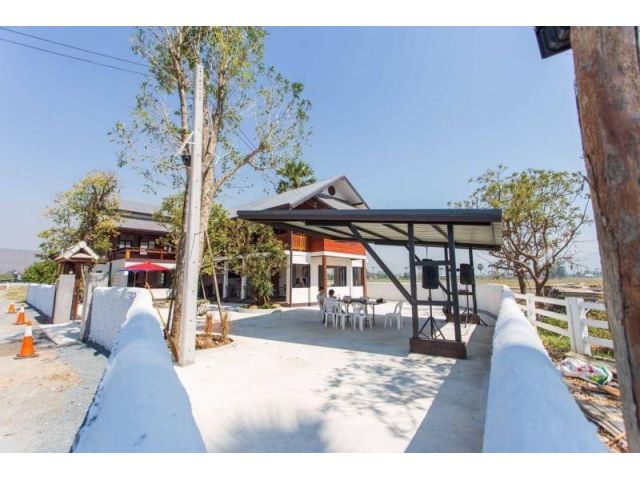 #บ้านเช่าสันกำแพง สไตล์ Asian mix วิวภูเขาล้อมรอบ360° ค่าเช่าเดือนละ 18,000 บาท